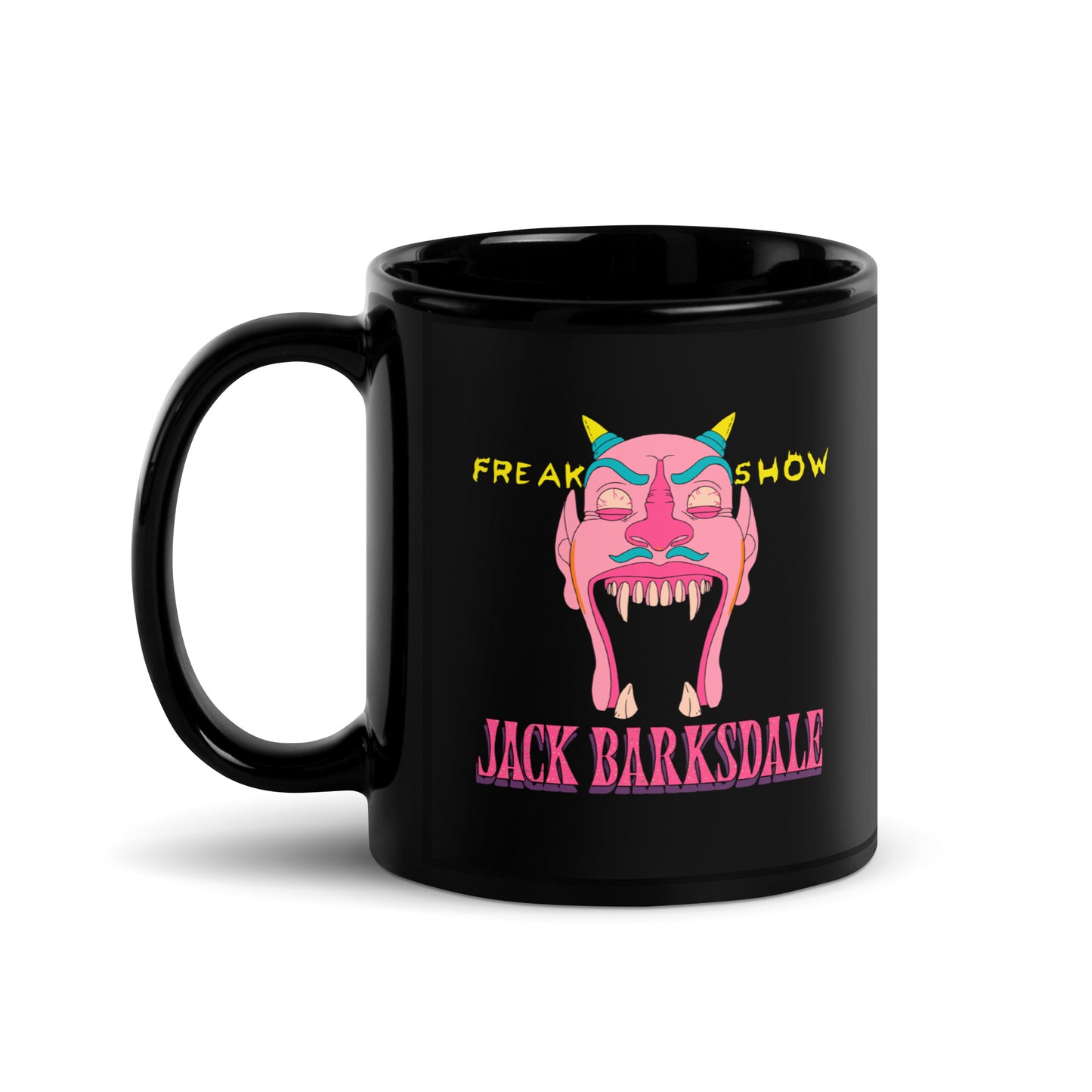 Freak Show Jack Barksdale Black Glossy Mug