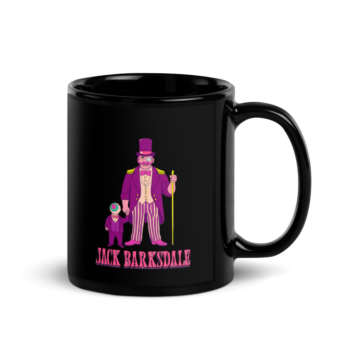 Freak Show Jack Barksdale Black Glossy Mug