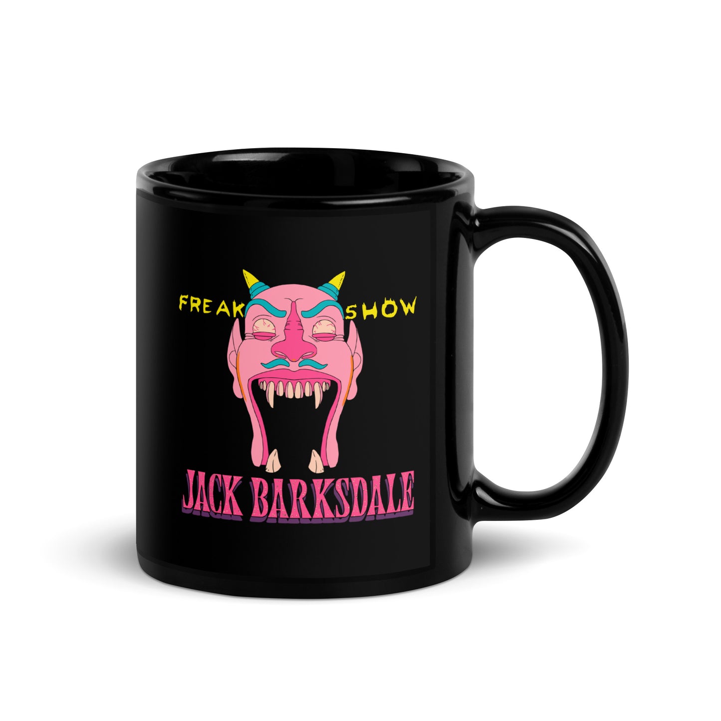 Freak Show Jack Barksdale Black Glossy Mug