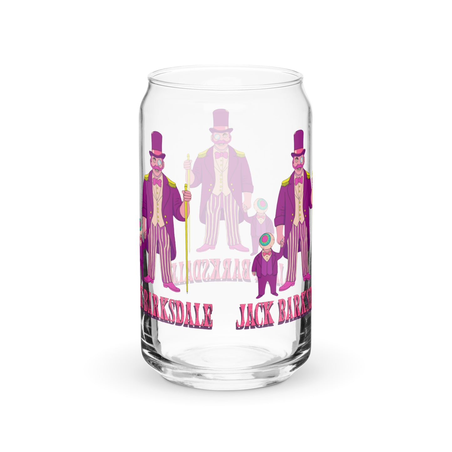Freak Show Jack Barksdale Can-Shaped Glass