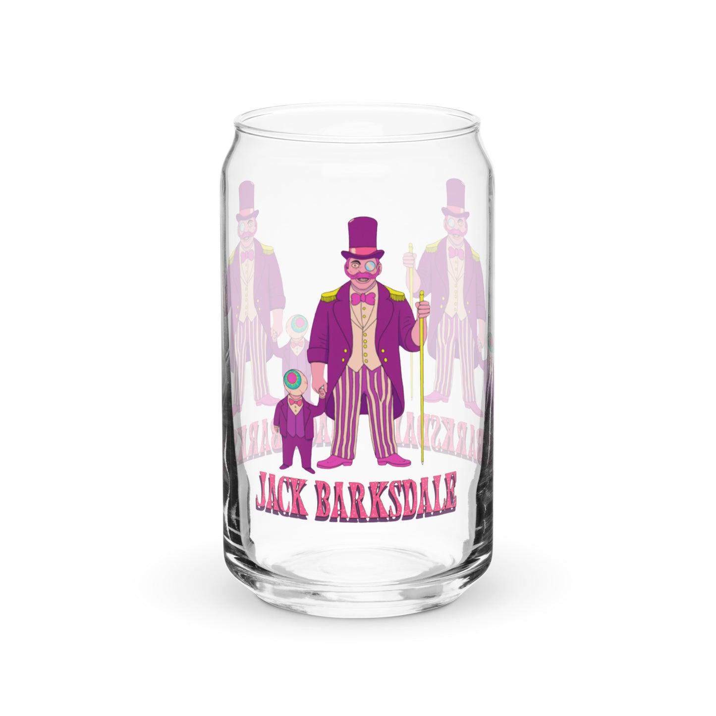 Freak Show Jack Barksdale Can-Shaped Glass