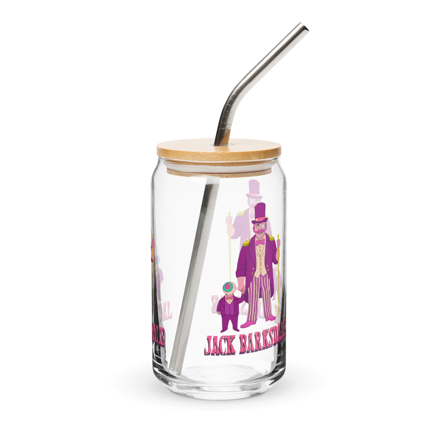 Freak Show Jack Barksdale Can-Shaped Glass
