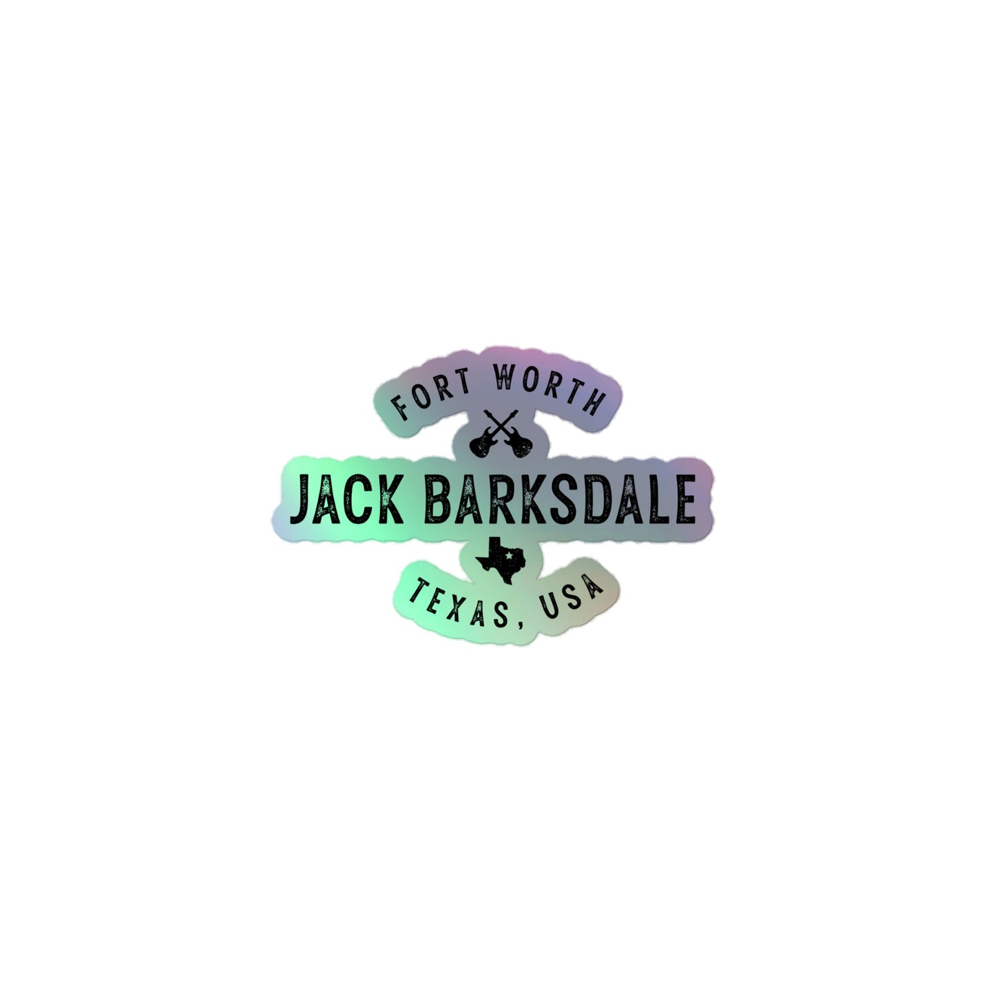 Fort Worth Holographic Sticker