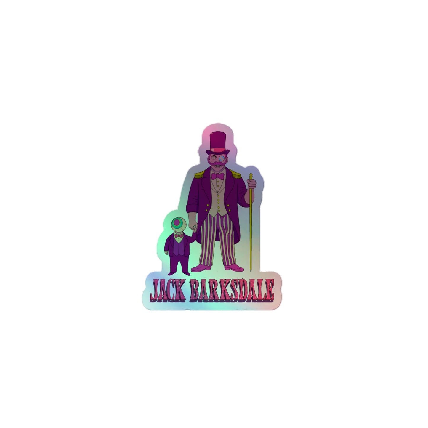 Freak Show Jack Barksdale Holographic Sticker