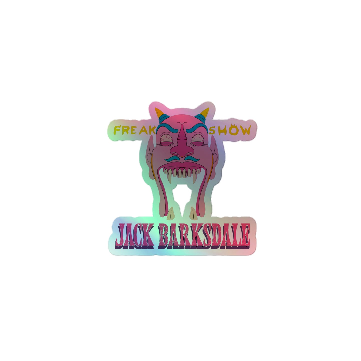 Freak Show Jack Barksdale Holographic Sticker
