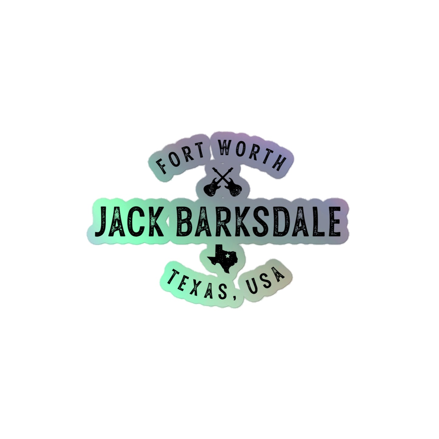 Fort Worth Holographic Sticker