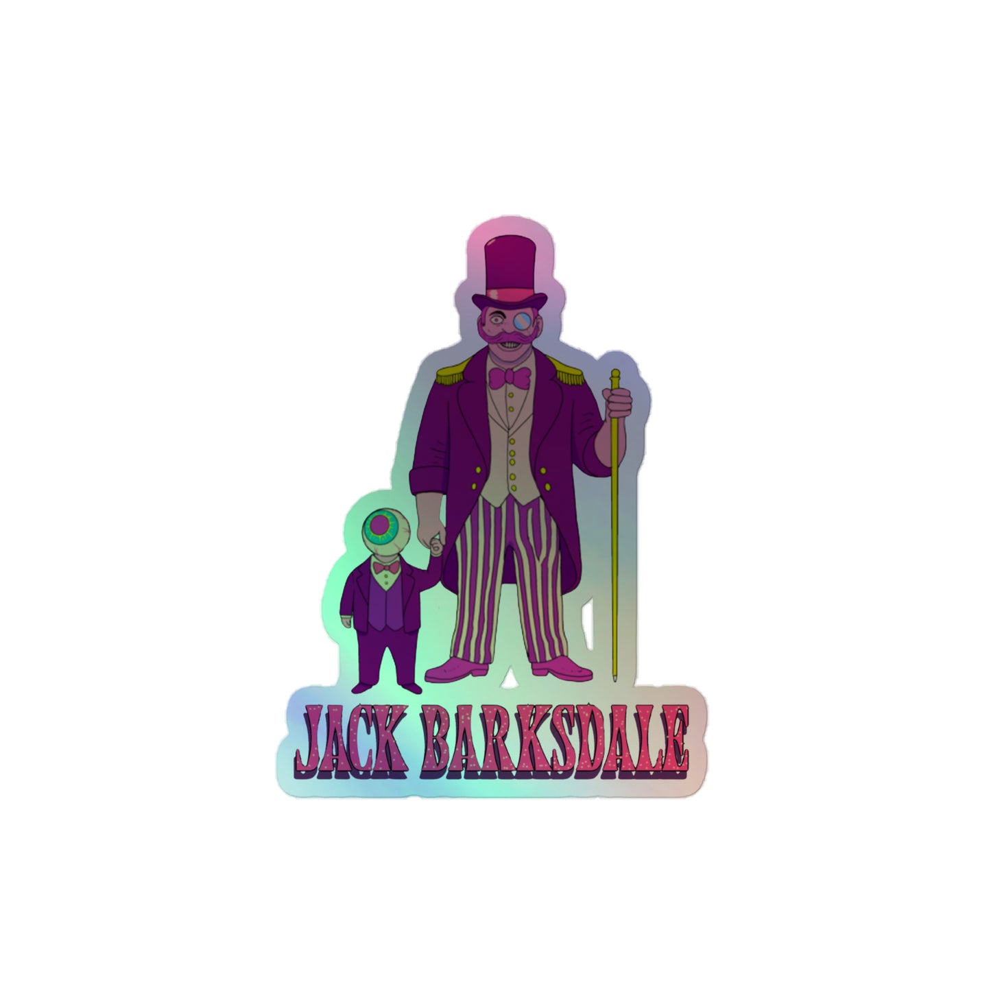 Freak Show Jack Barksdale Holographic Sticker
