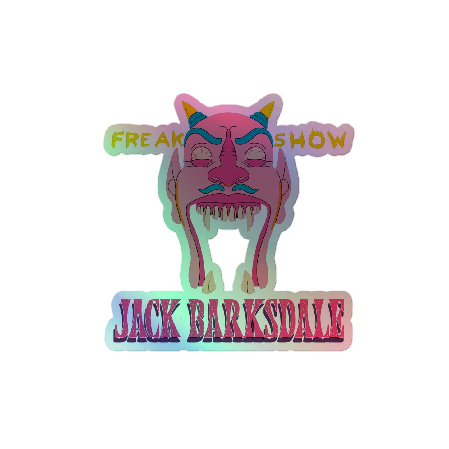 Freak Show Jack Barksdale Holographic Sticker