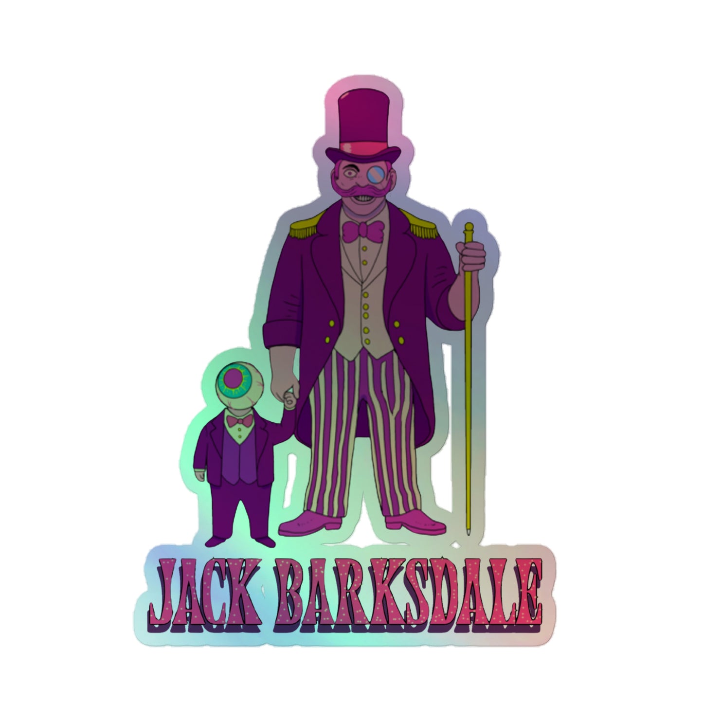 Freak Show Jack Barksdale Holographic Sticker
