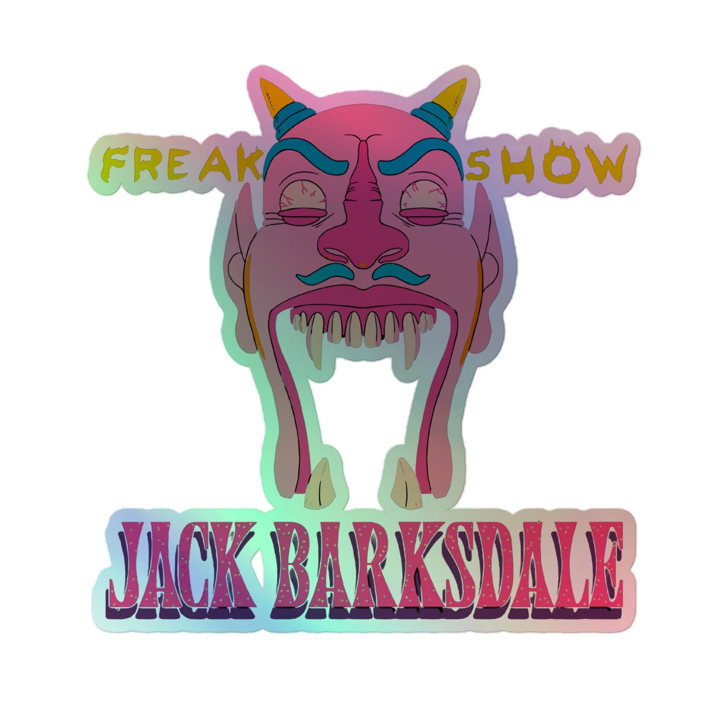 Freak Show Jack Barksdale Holographic Sticker