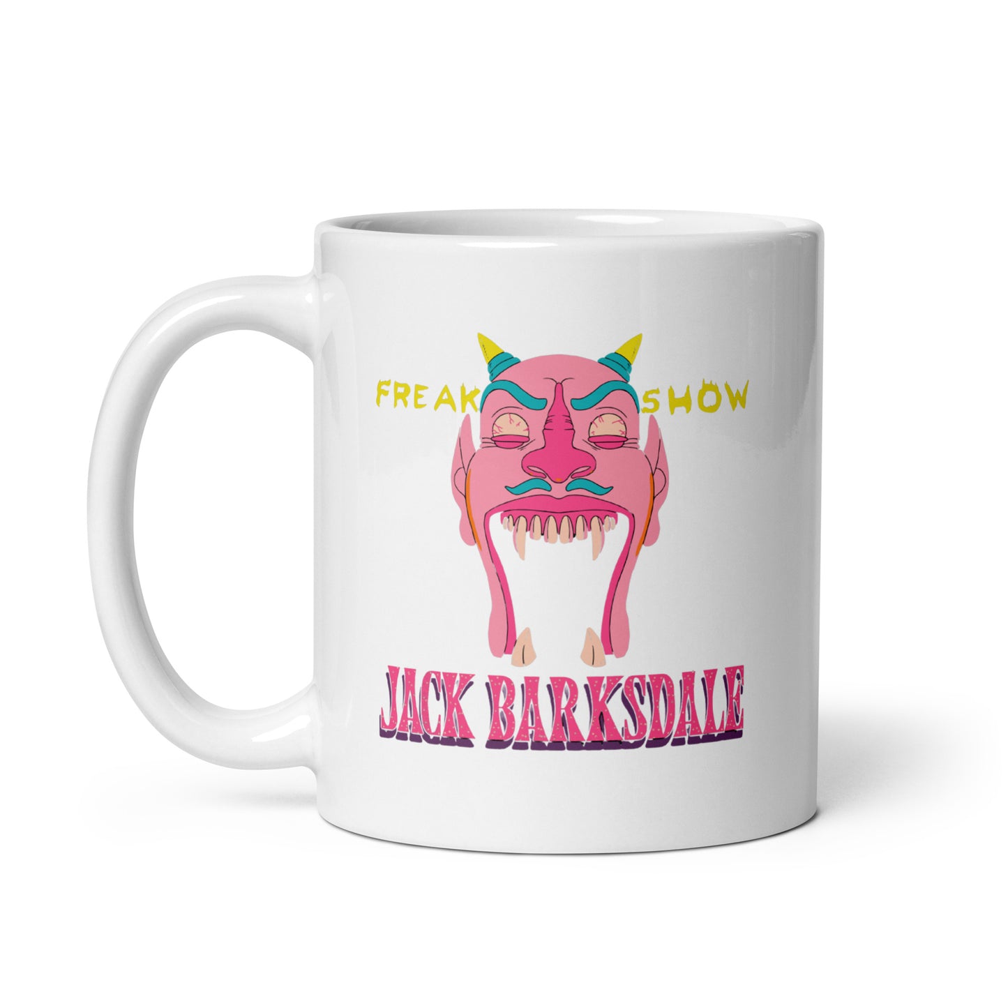 Freak Show Jack Barksdale White Glossy Mug