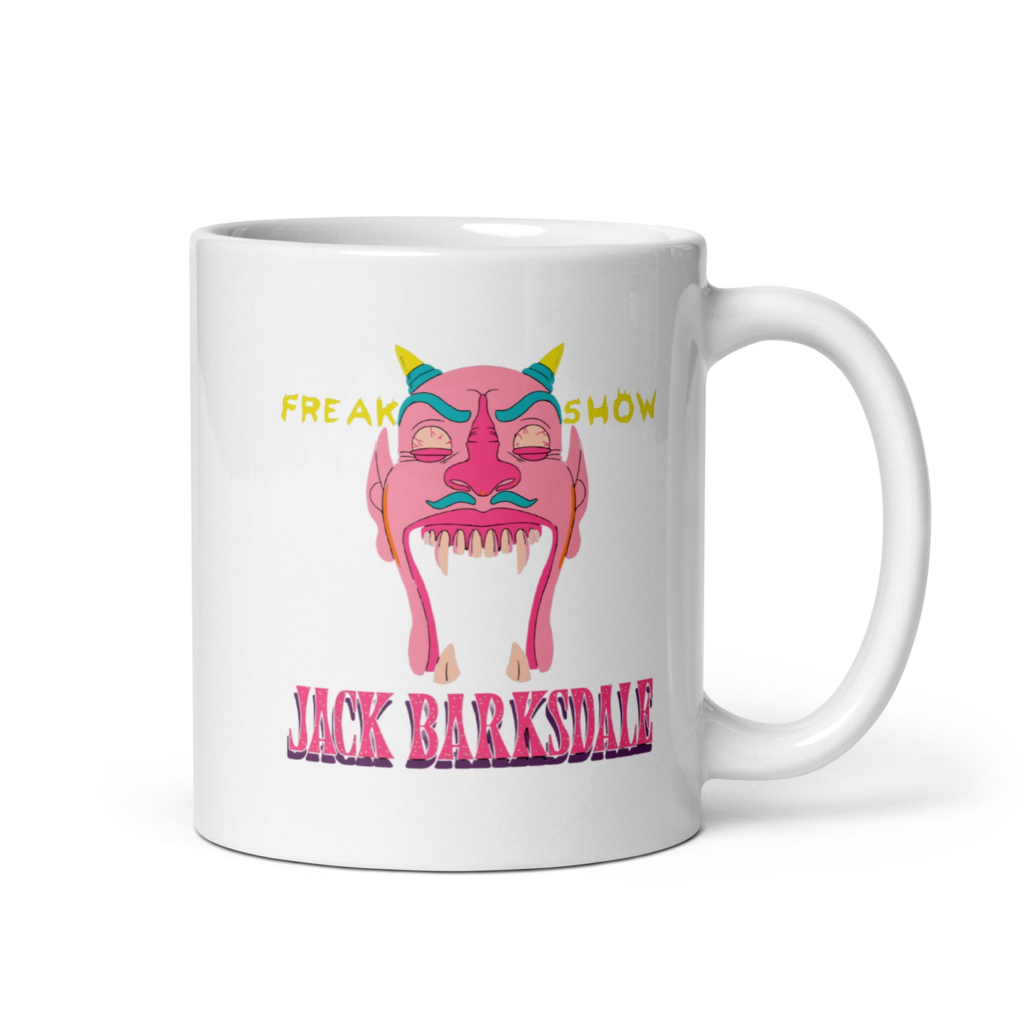 Freak Show Jack Barksdale White Glossy Mug