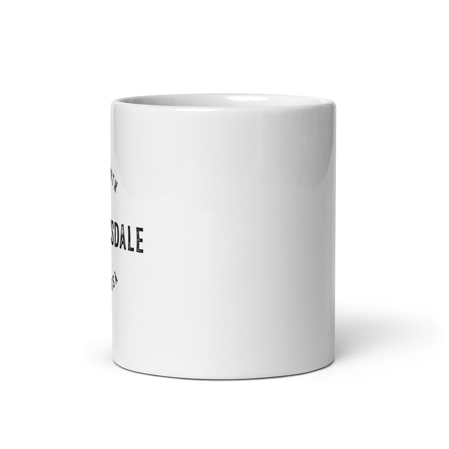 Fort Worth White Glossy Mug