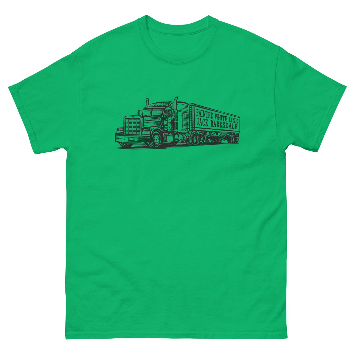 Painted White Line Men's tee