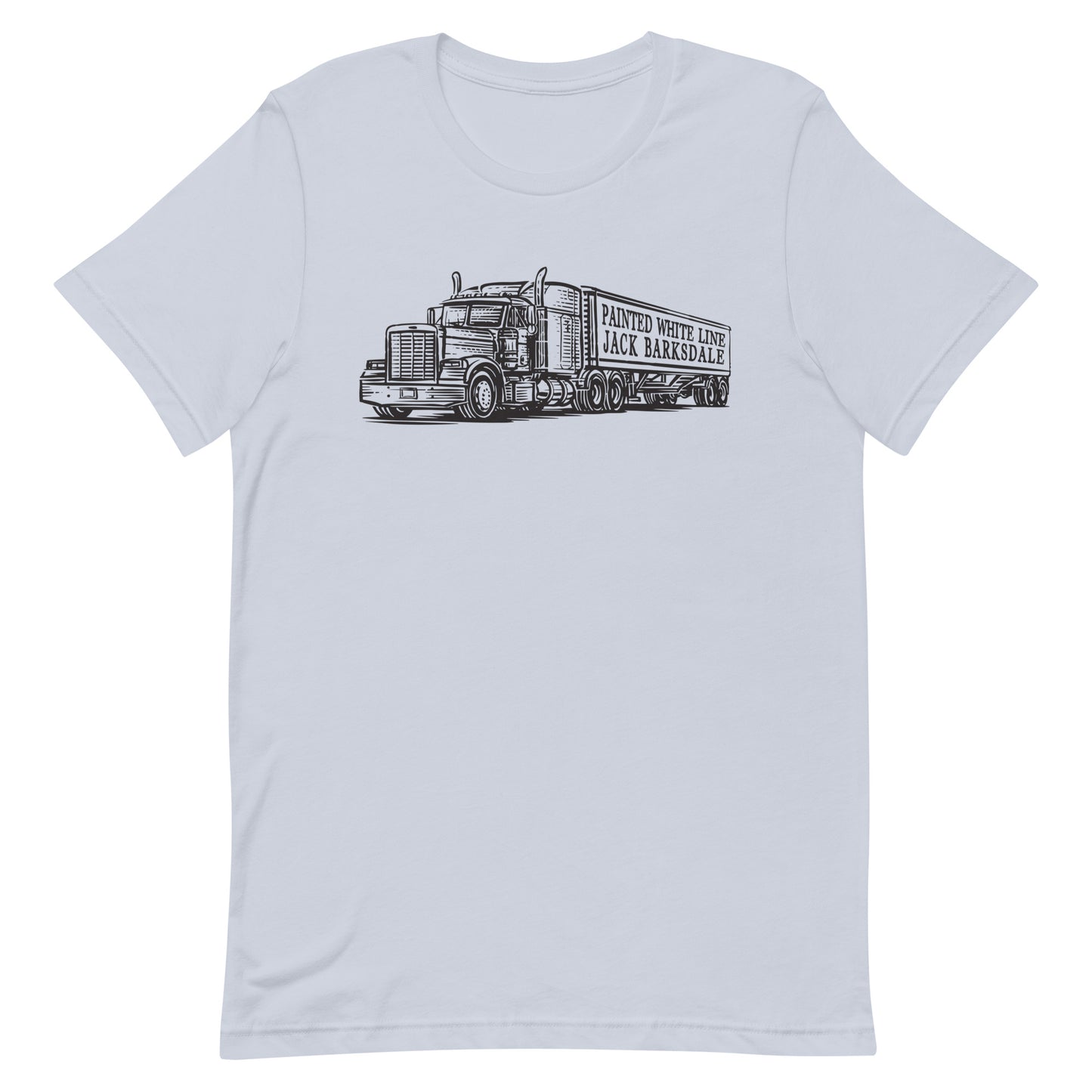 Painted White Line Super Soft Unisex tee