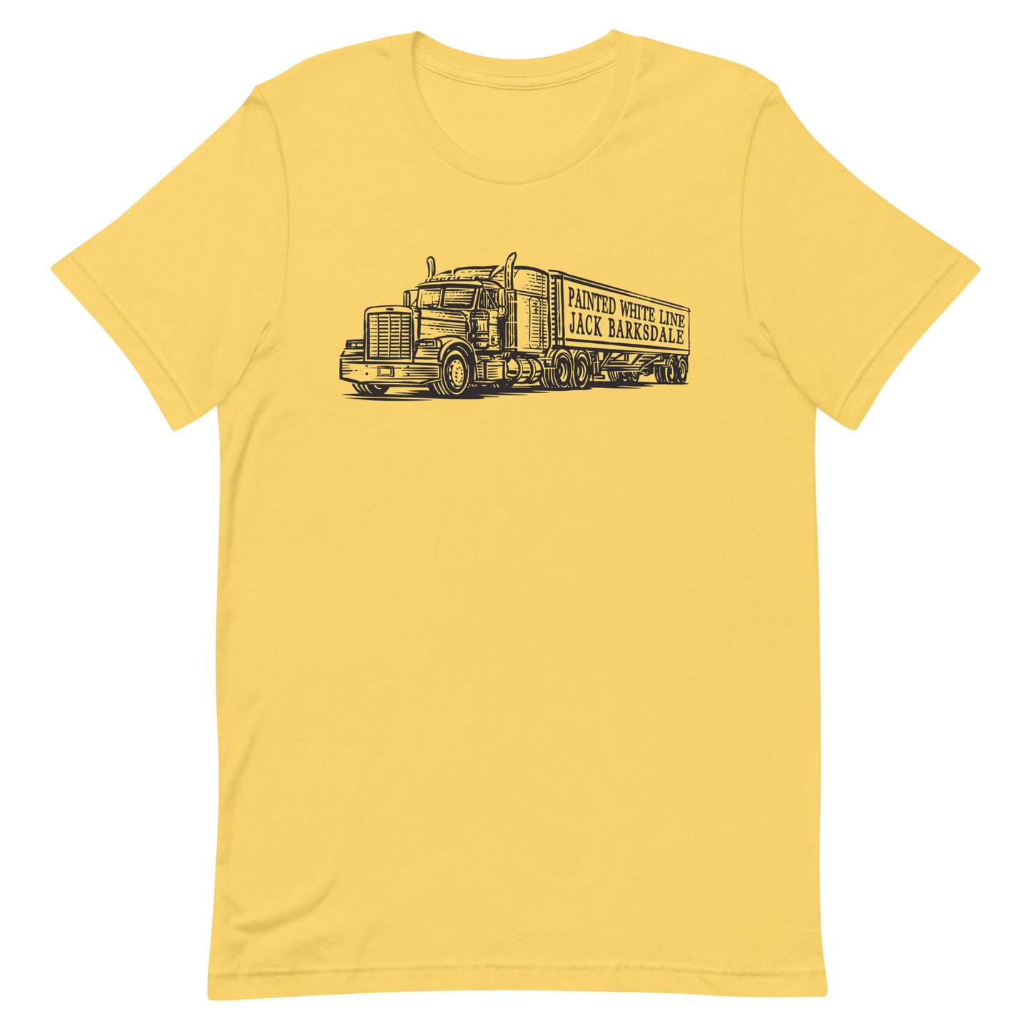 Painted White Line Super Soft Unisex tee