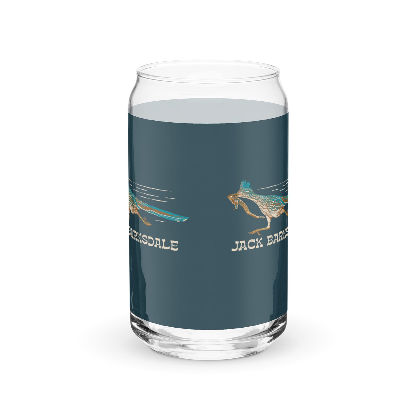 Roadrunner Can-Shaped Glass