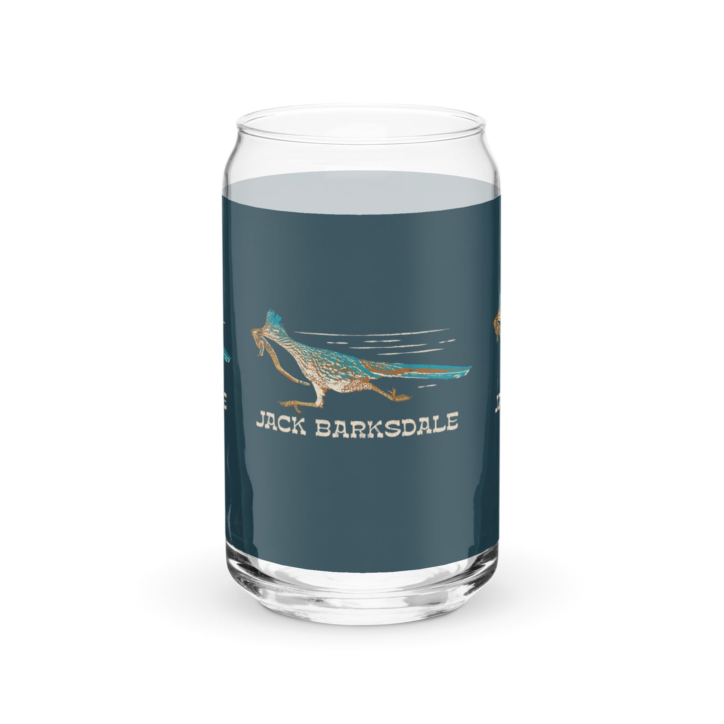 Roadrunner Can-Shaped Glass