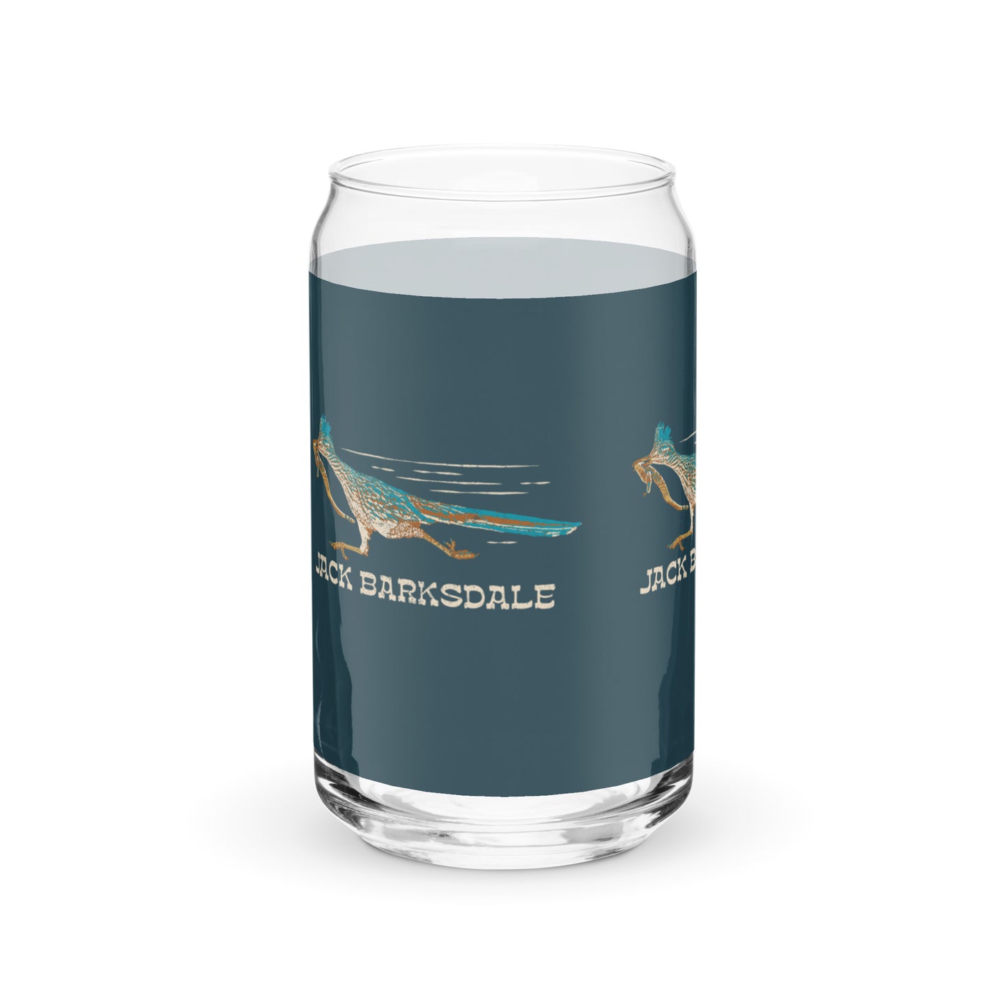 Roadrunner Can-Shaped Glass