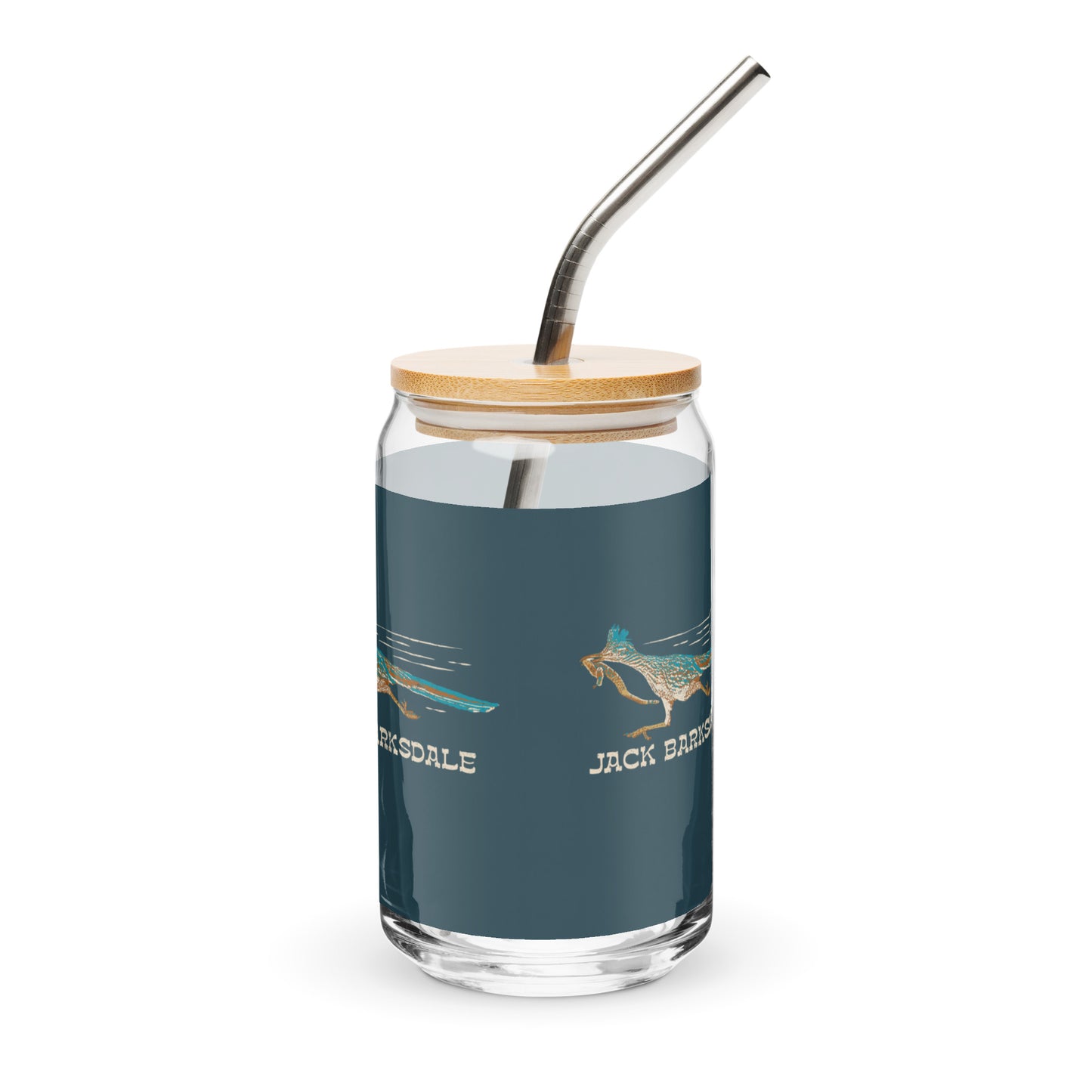 Roadrunner Can-Shaped Glass