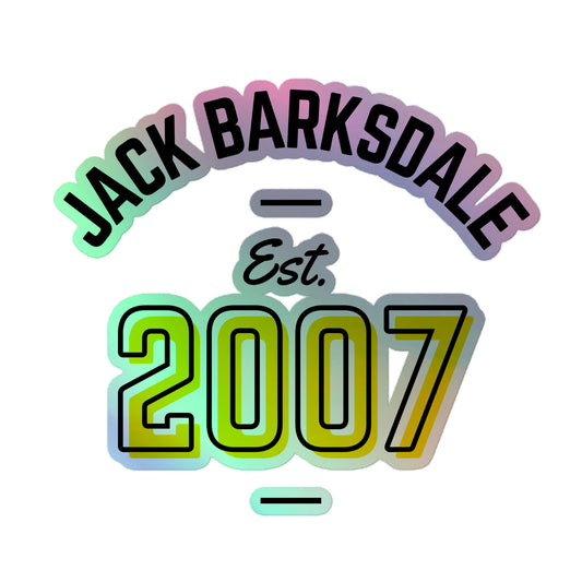 Jack Est. 2007 Holographic Sticker