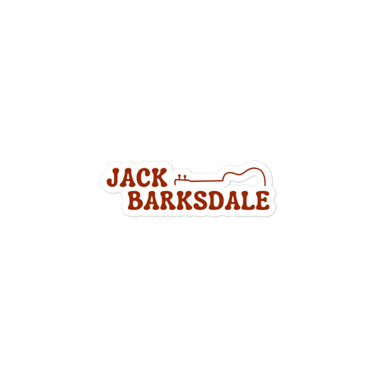 Jack Barksdale Folk Logo Sticker
