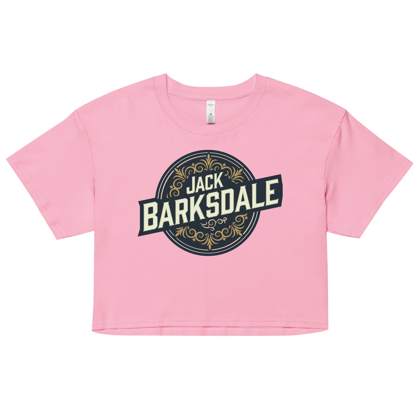 Jack Barksdale Round Logo Crop Top