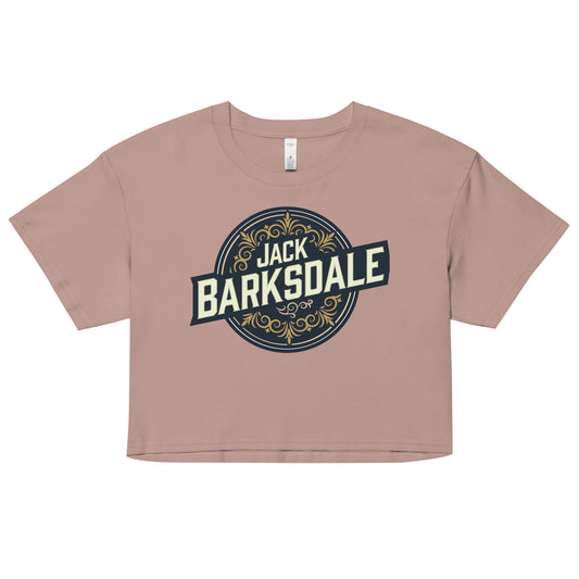 Jack Barksdale Round Logo Crop Top