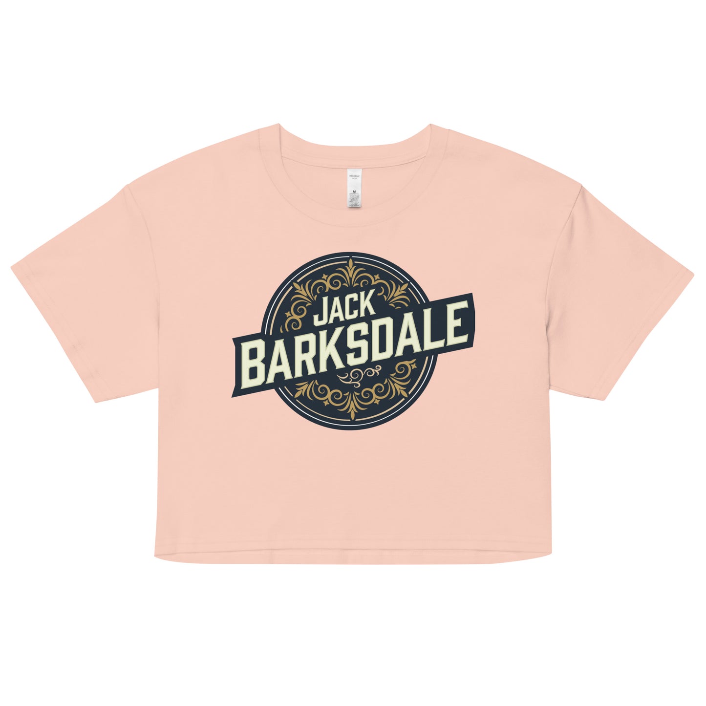 Jack Barksdale Round Logo Crop Top