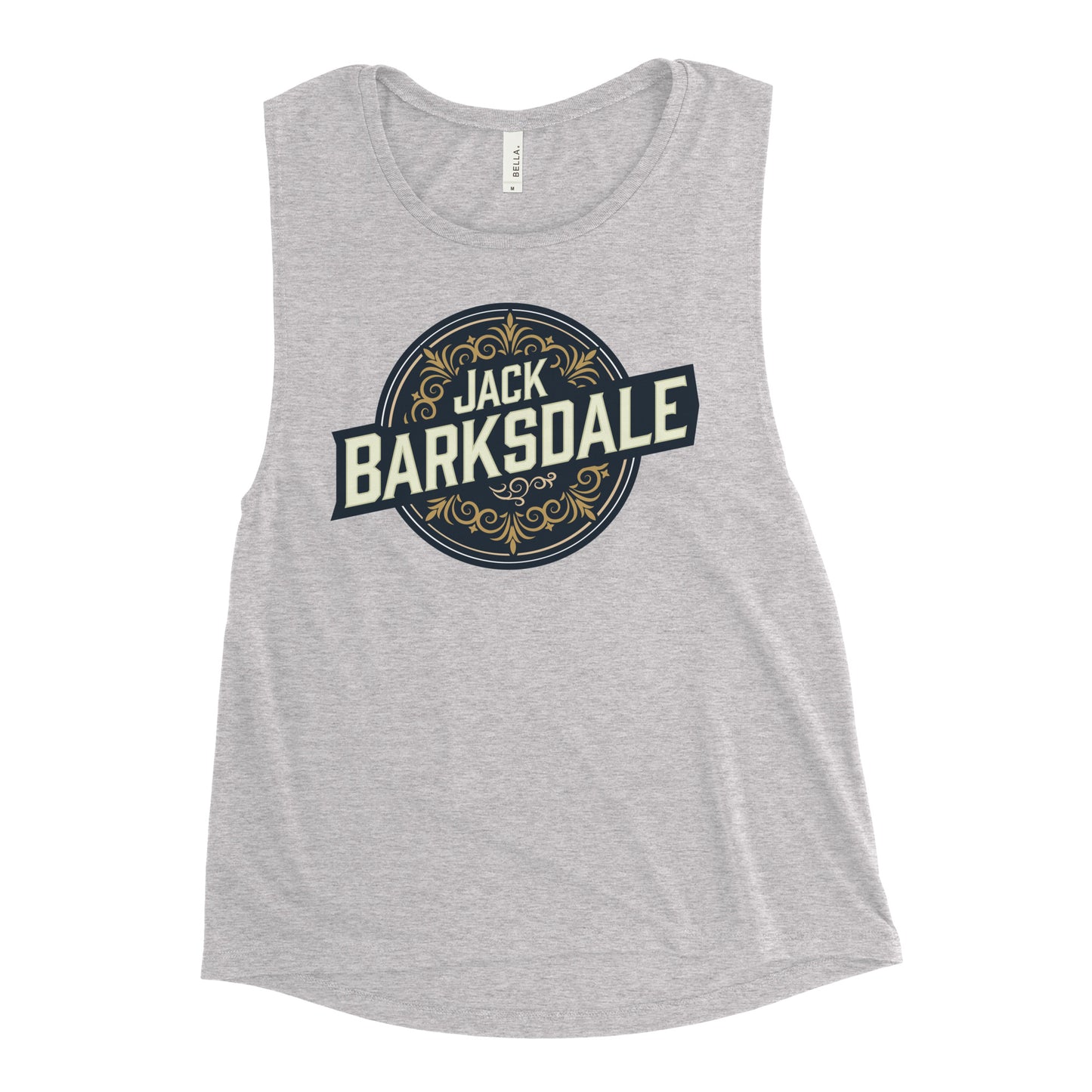 Jack Barksdale Round Logo Women's Muscle Tank