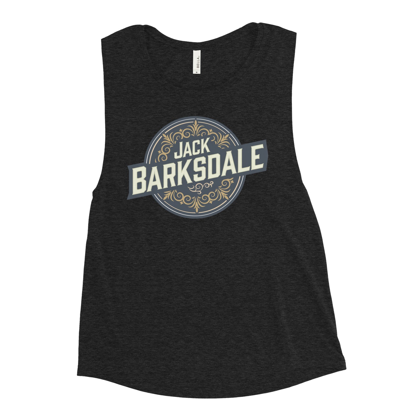 Jack Barksdale Round Logo Women's Muscle Tank