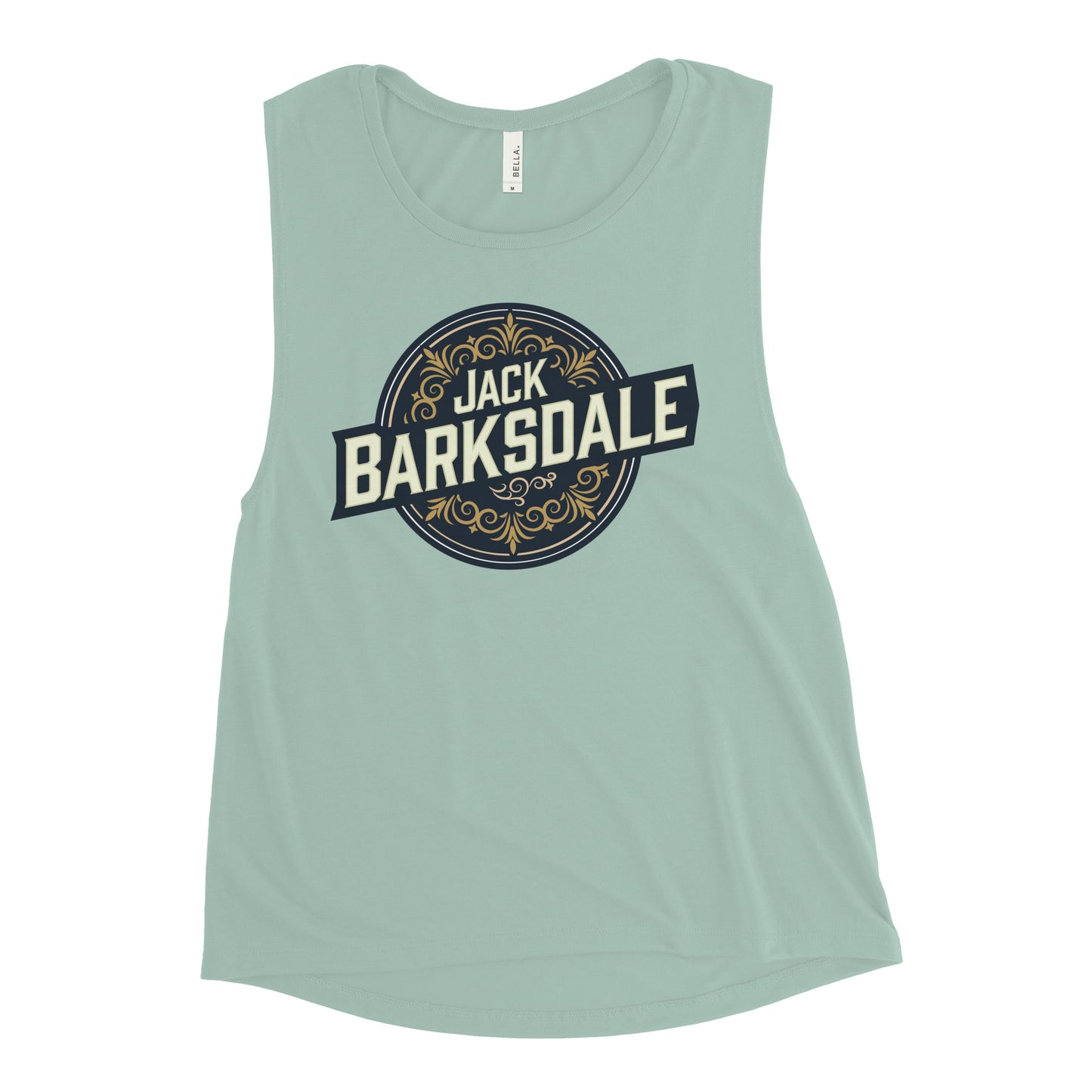 Jack Barksdale Round Logo Women's Muscle Tank