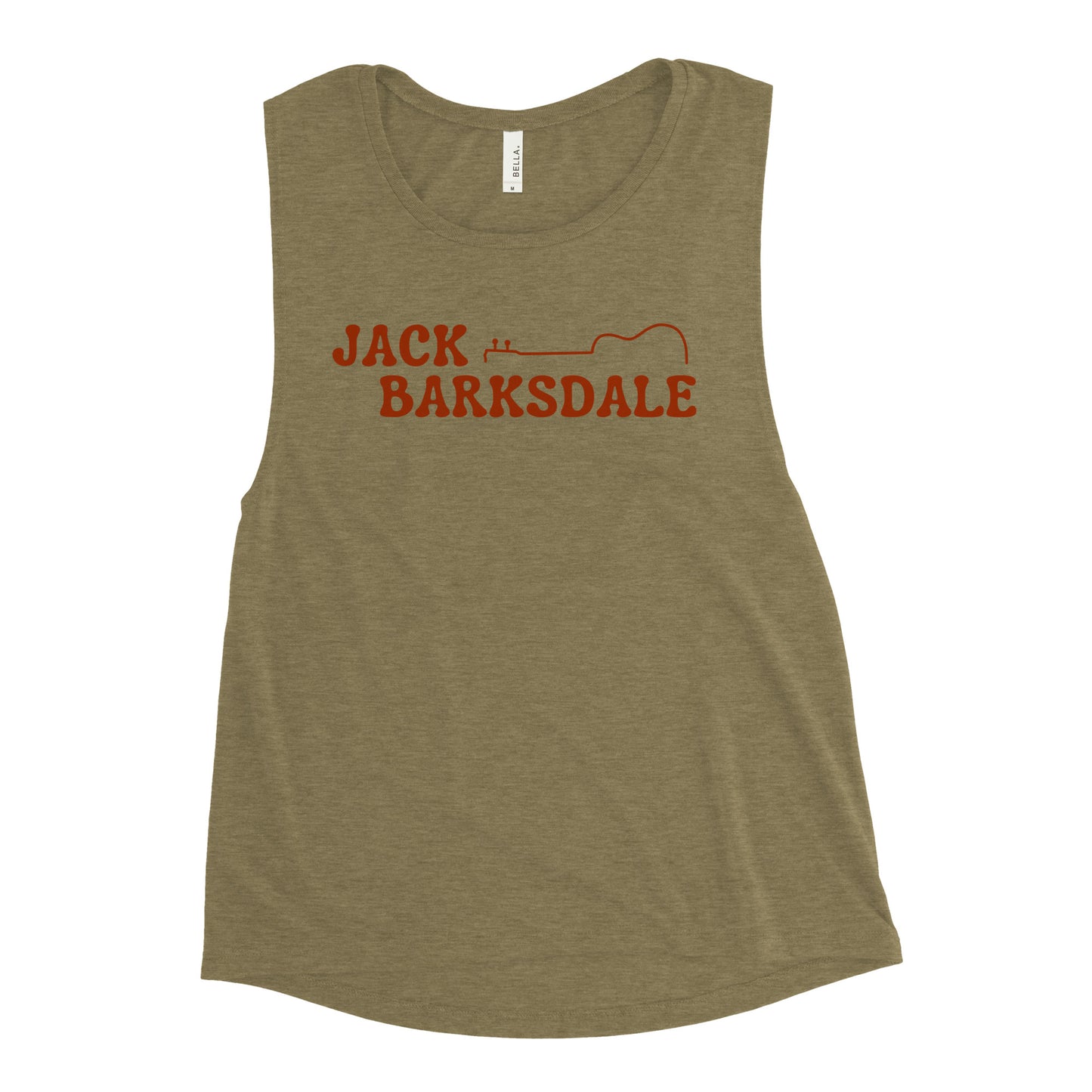 Jack Barksdale Folk Logo Women's Muscle Tank