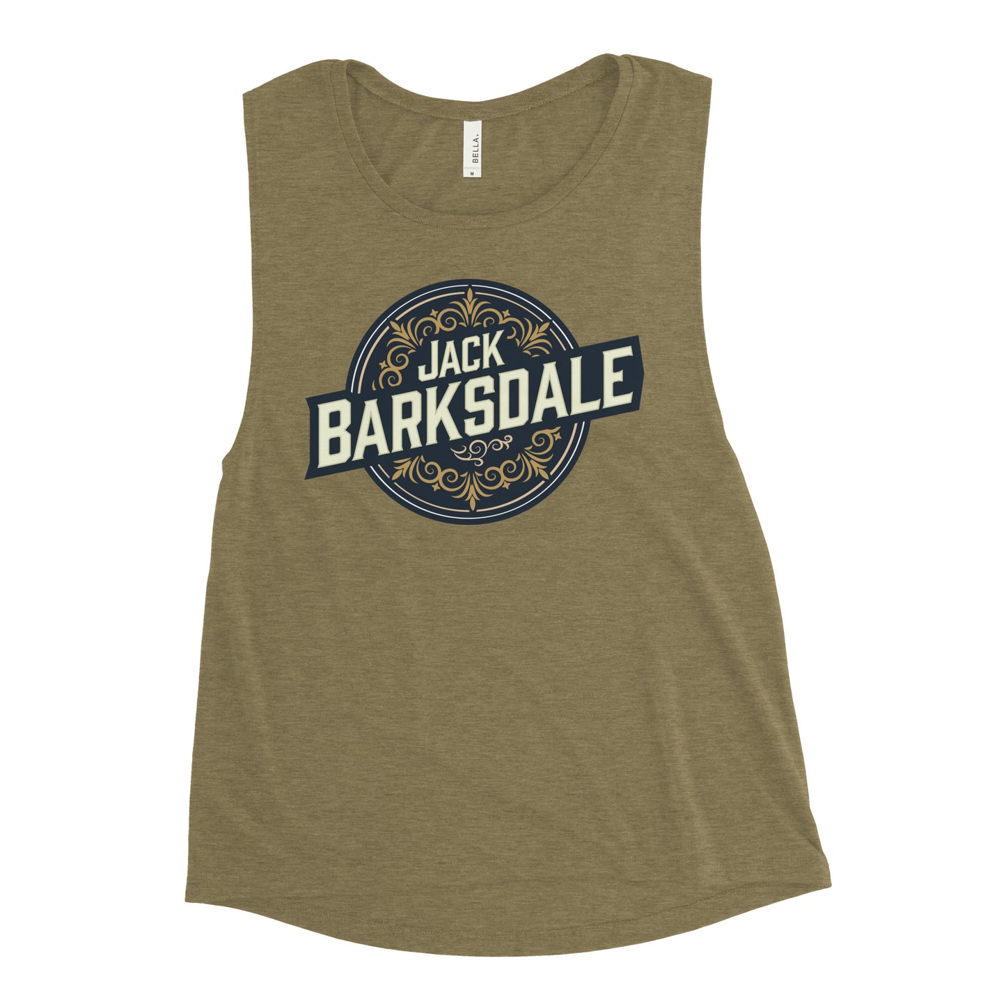 Jack Barksdale Round Logo Women's Muscle Tank