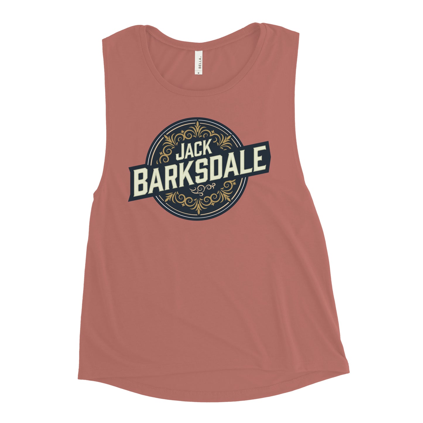 Jack Barksdale Round Logo Women's Muscle Tank