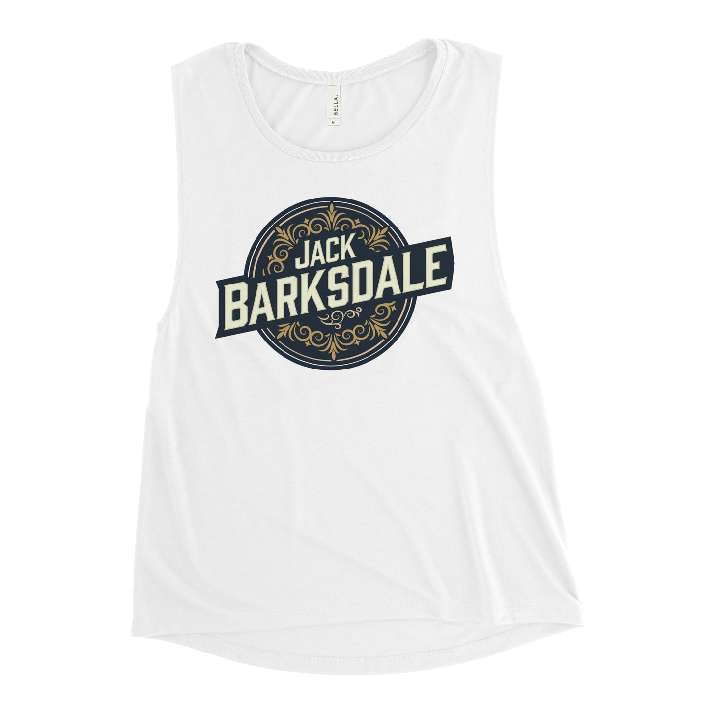 Jack Barksdale Round Logo Women's Muscle Tank