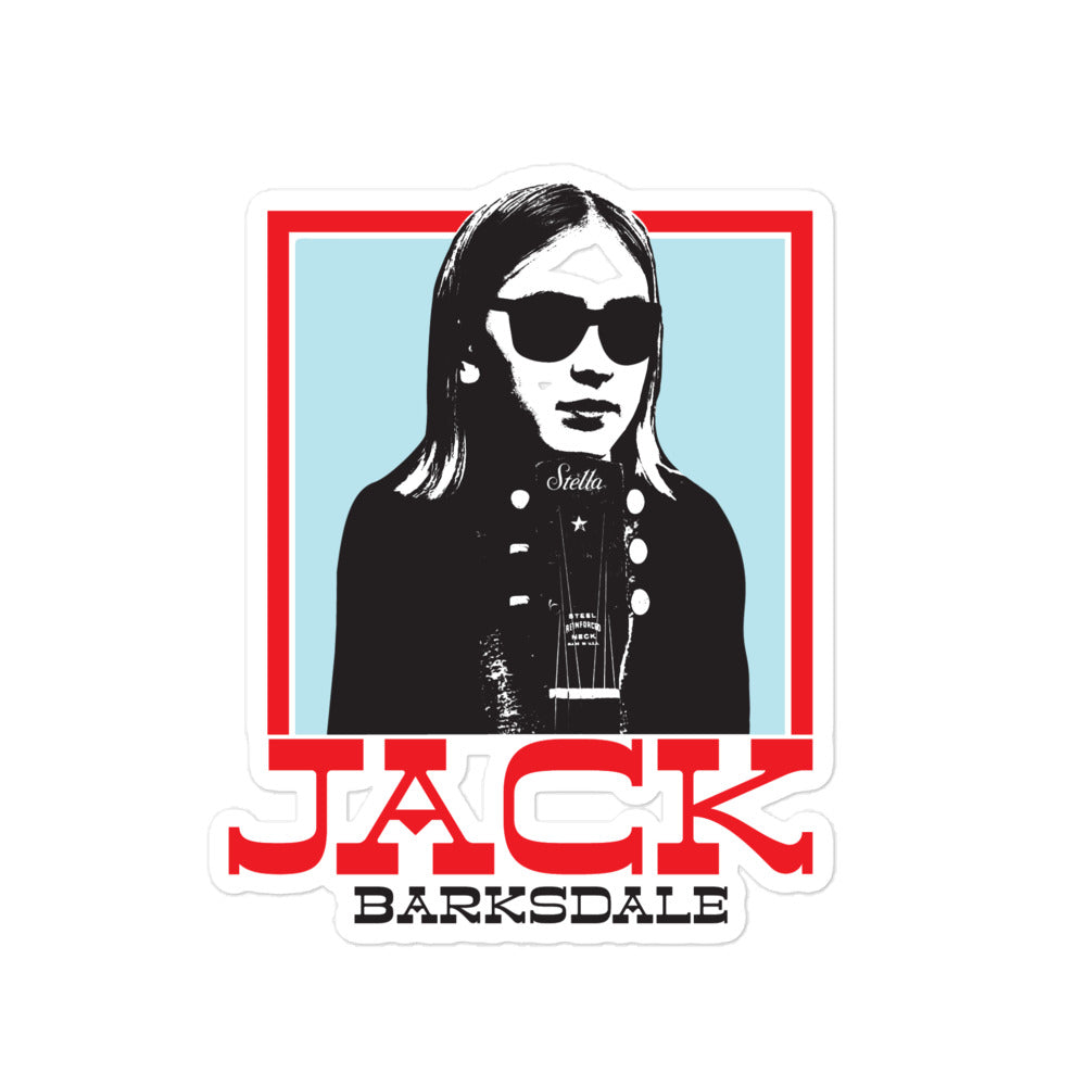 Jack Barksdale Sunglasses Bubble-free stickers